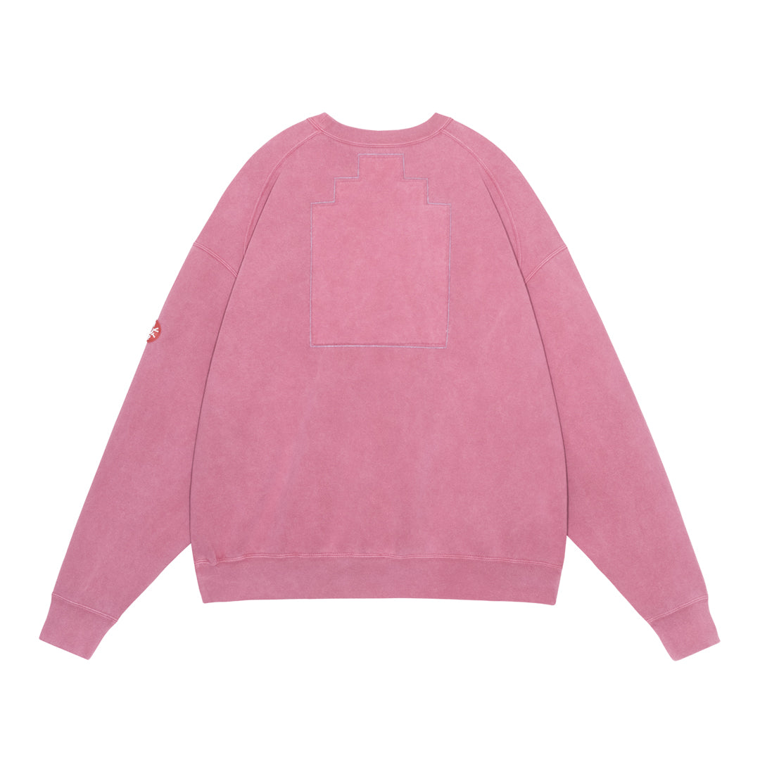 OVERDYE PANEL SHOULDER CREW NECK