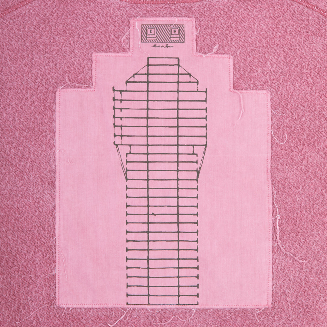 OVERDYE PANEL SHOULDER CREW NECK
