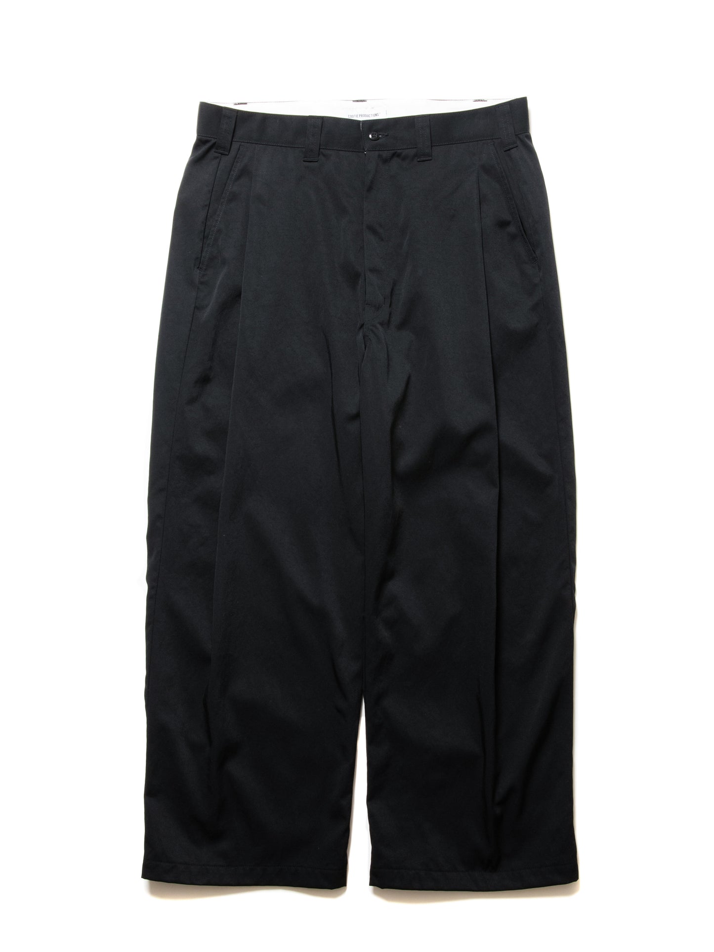 Nylon Chino Cloth 1 Tuck Trousers