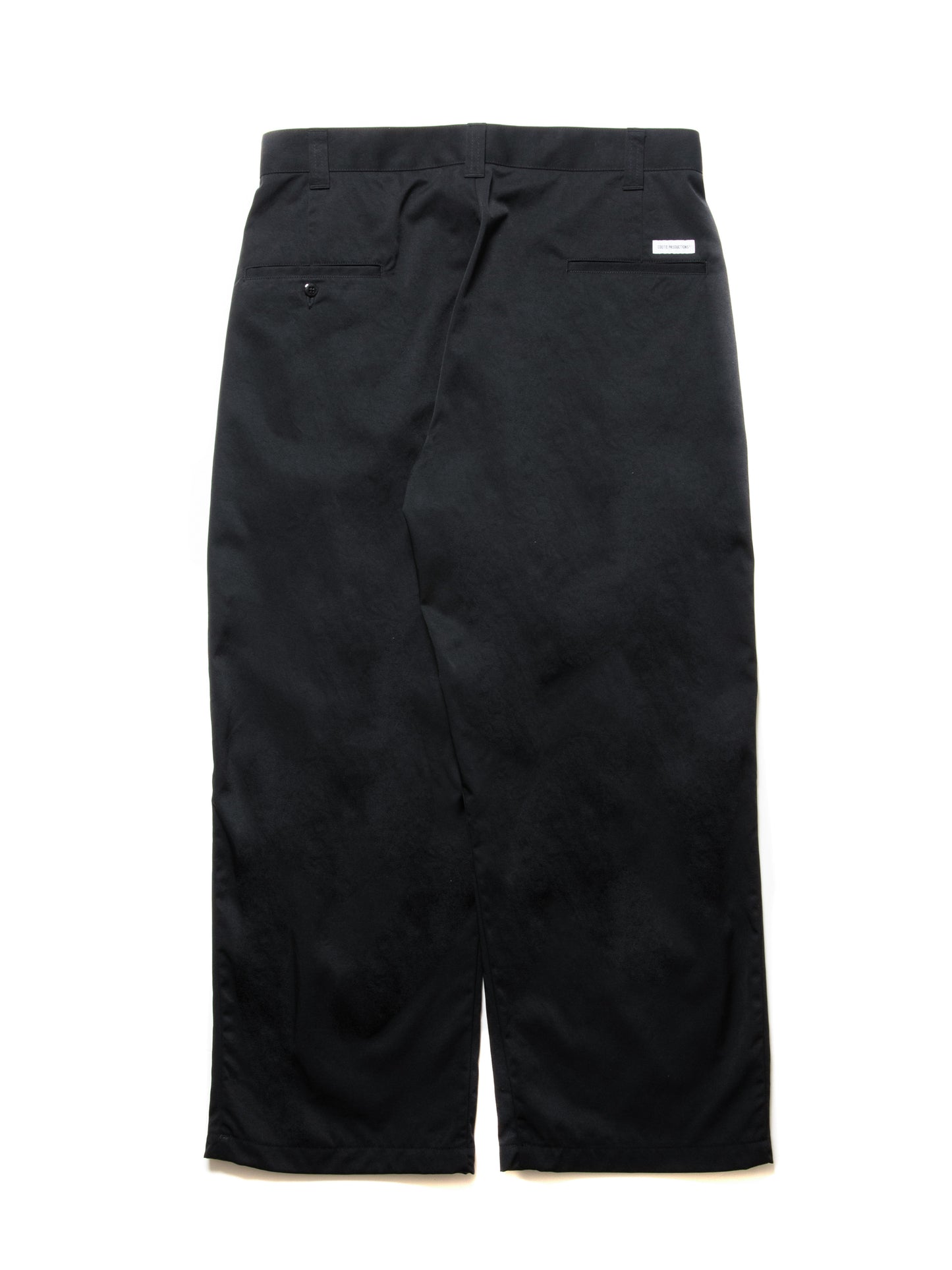 Nylon Chino Cloth 1 Tuck Trousers