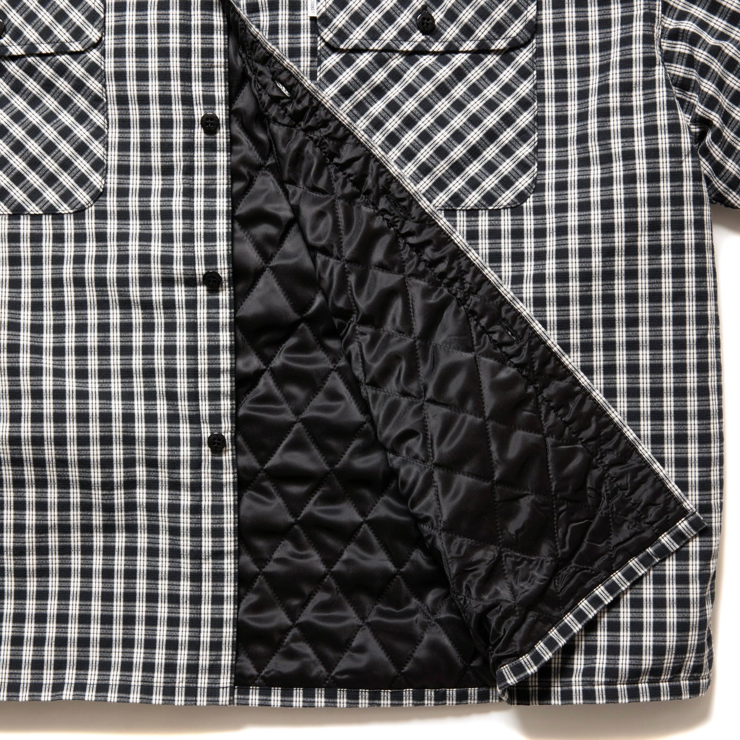 Dobby Check Quilting CPO Jacket