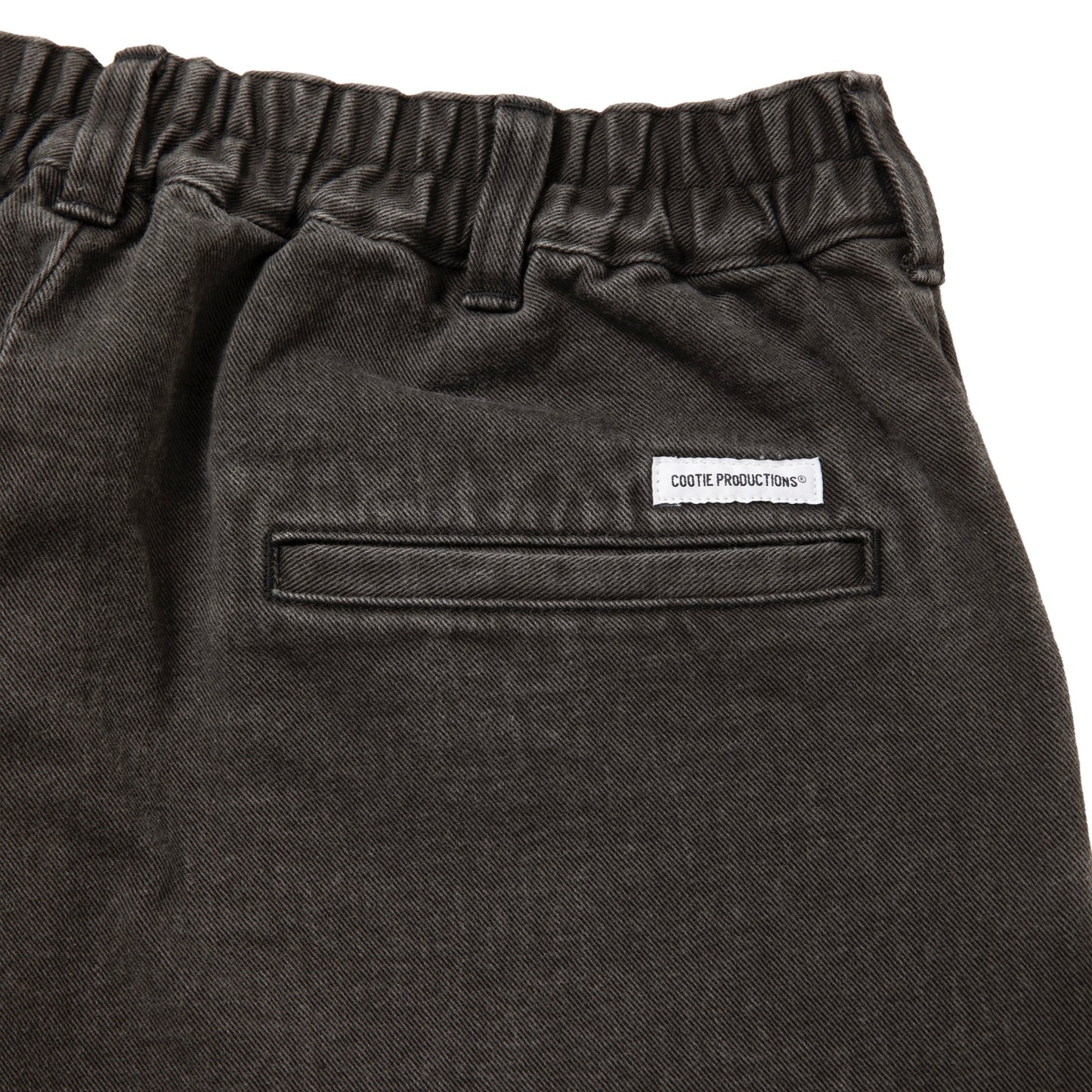 Color Denim Square Leg Easy Trousers