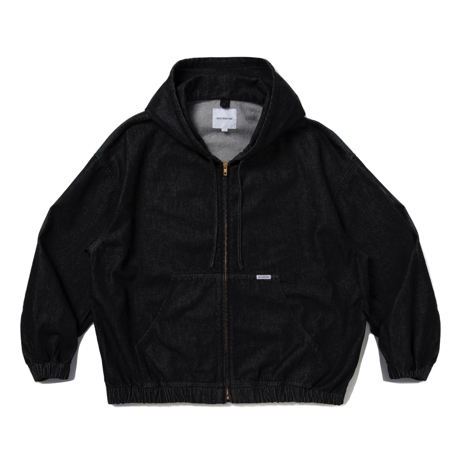 12.5oz Denim Zip Up Hooded Jacket