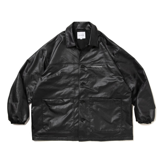 Damp Coated Satin Car Coat