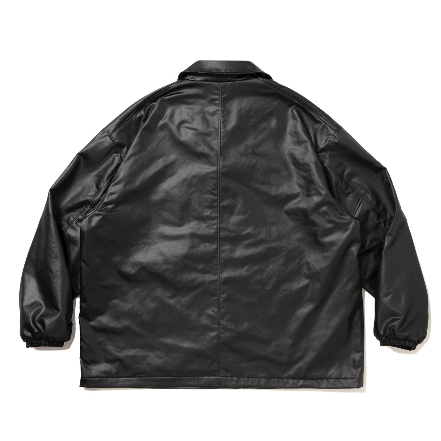 Damp Coated Satin Car Coat