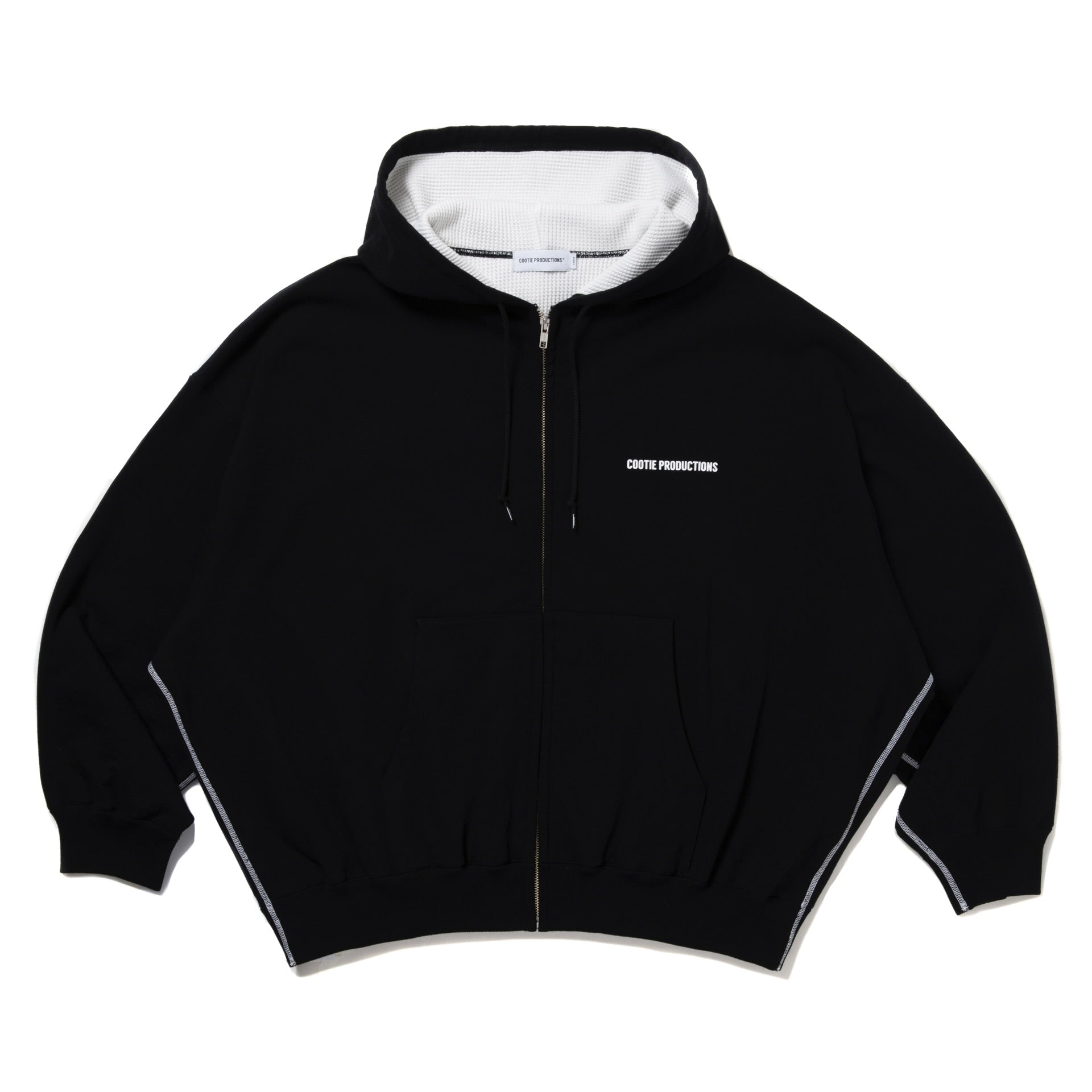 Thermal Combination Sweat Zip Hoodie – TIME AFTER TIME