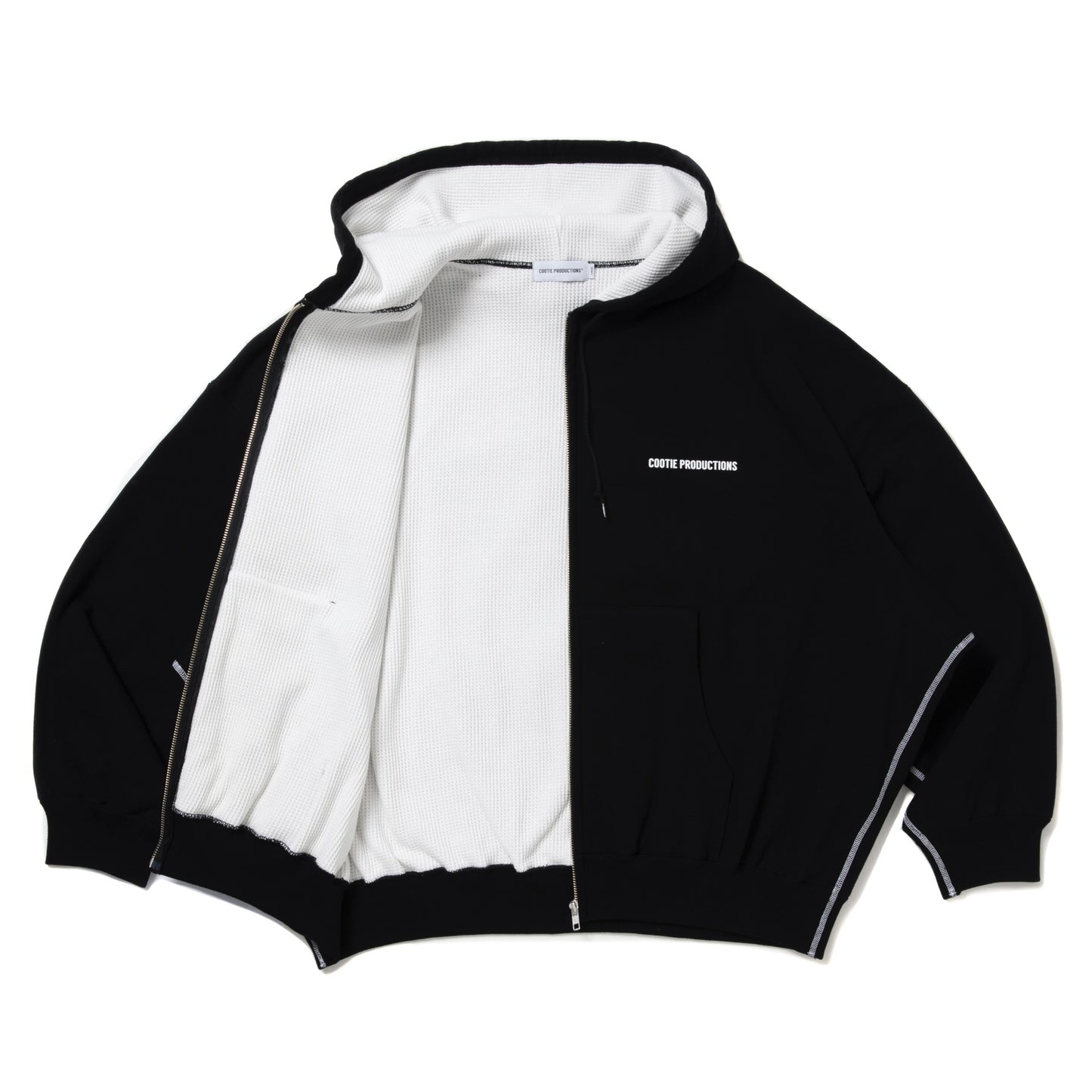 Thermal Combination Sweat Zip Hoodie