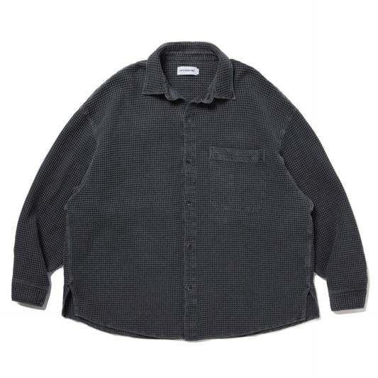 Pigment Dyed Waffle L/S Shirt