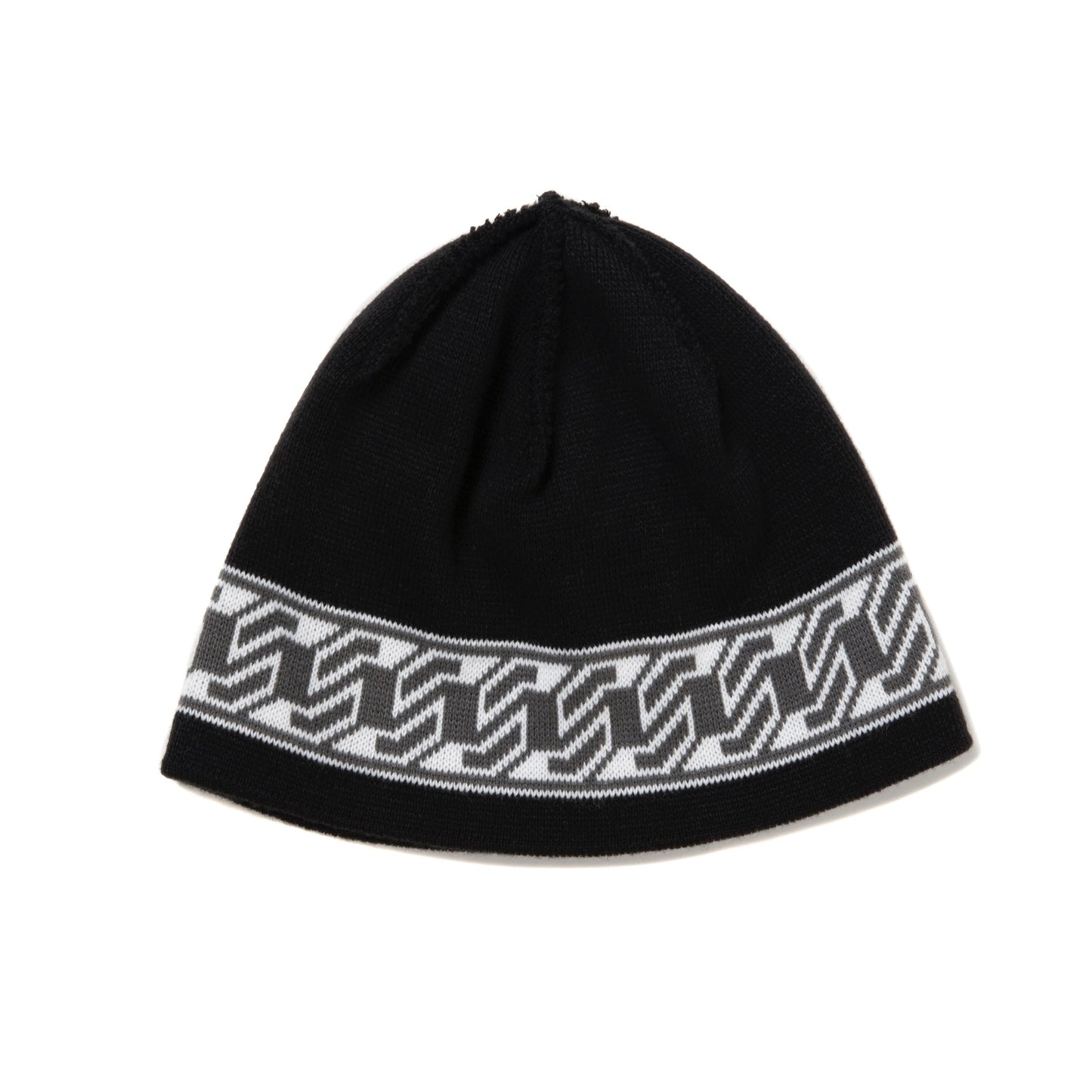 Jacquard Cuffles Beanie