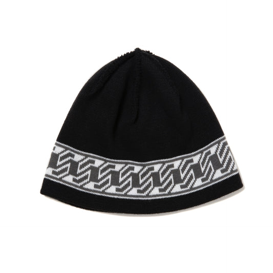 Jacquard Cuffles Beanie