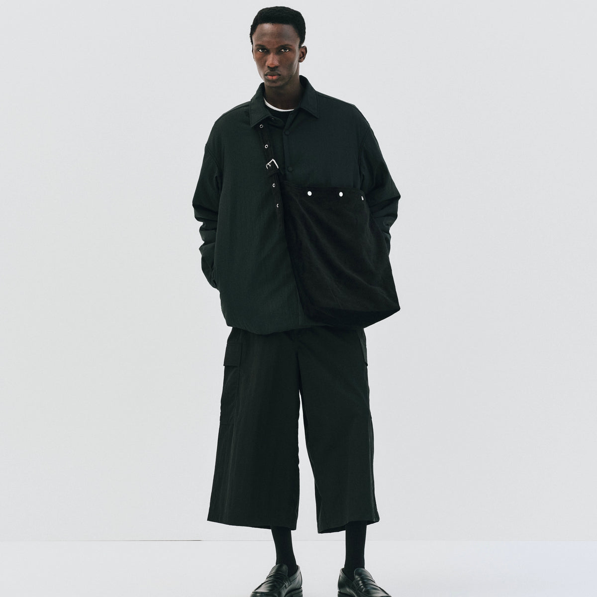 N/C Twill Shin Cut 6 Pocket Easy Trousers
