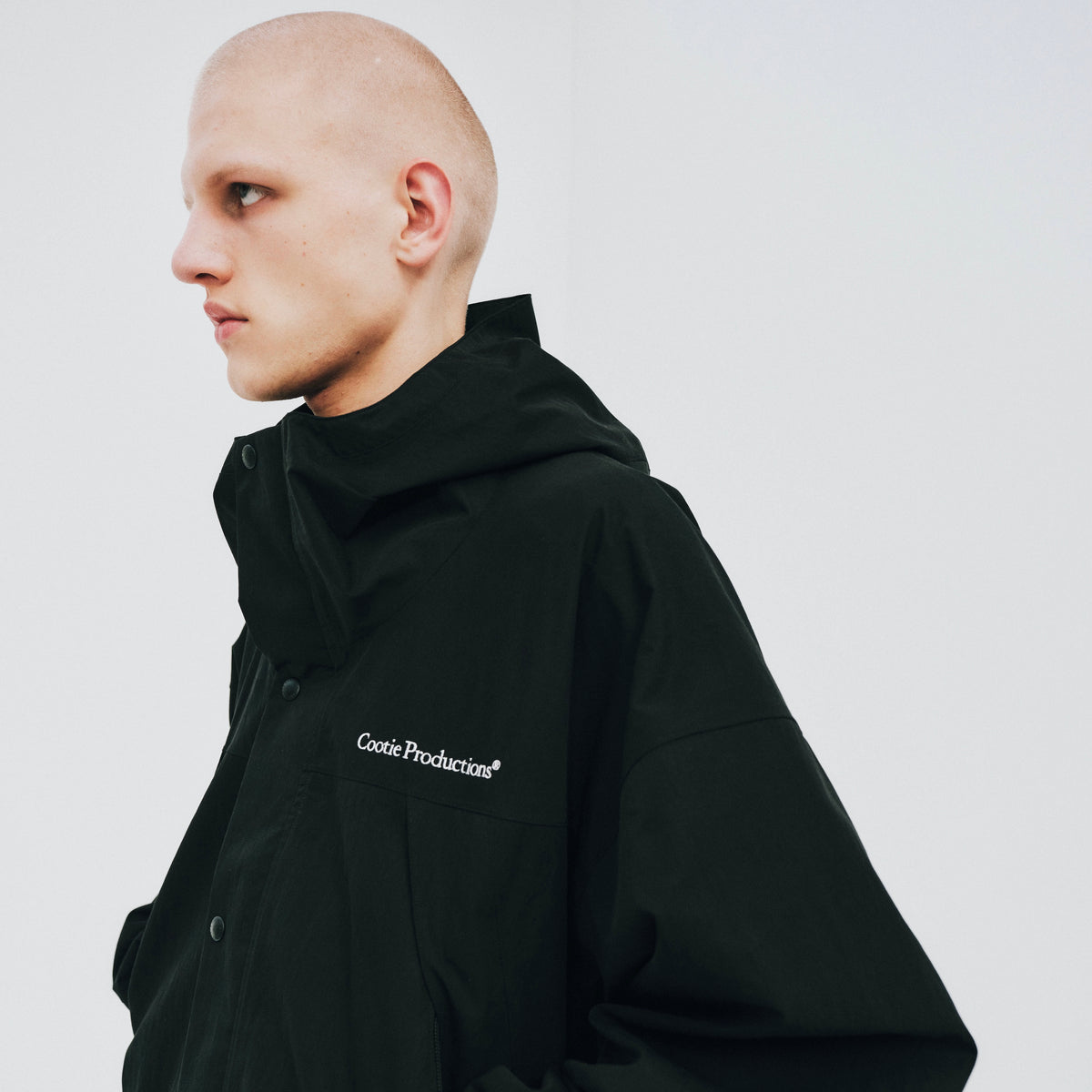 2 Layer N/C Twill Hooded Jacket