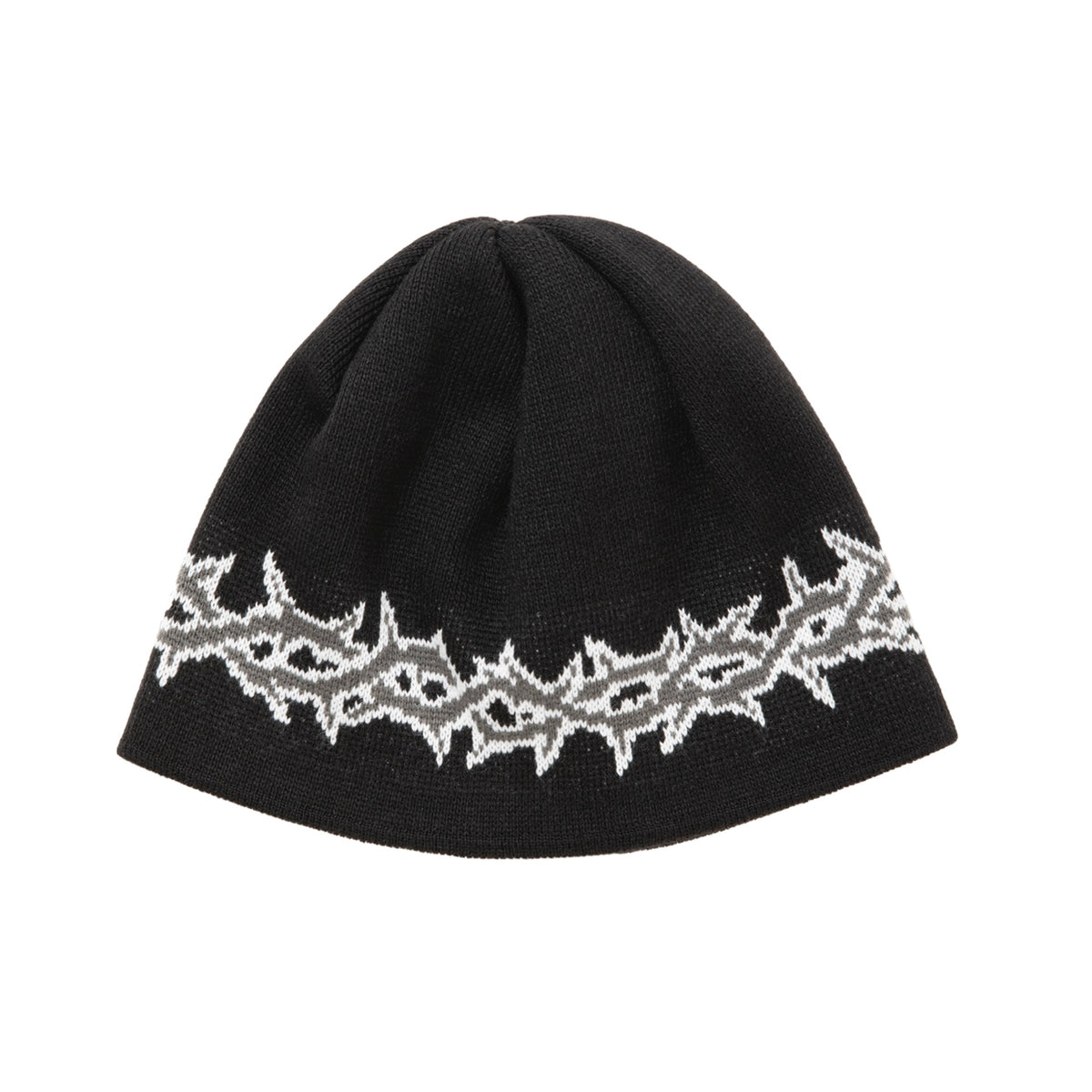 Jacquard Cuﬄess Beanie