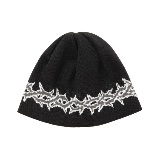 Jacquard Cuﬄess Beanie