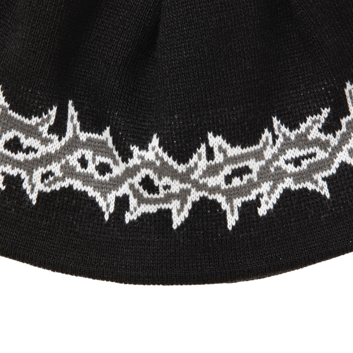 Jacquard Cuﬄess Beanie