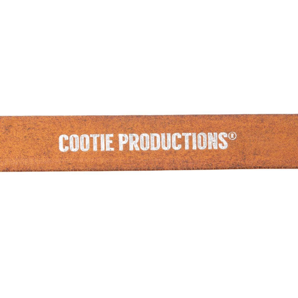 Tea-Core Leather Narrow Belt