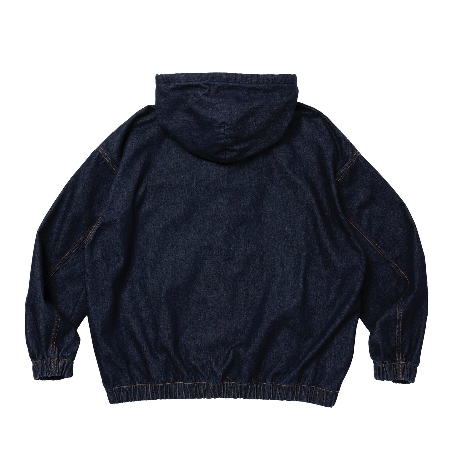 12.5oz Denim Zip Up Hooded Jacket