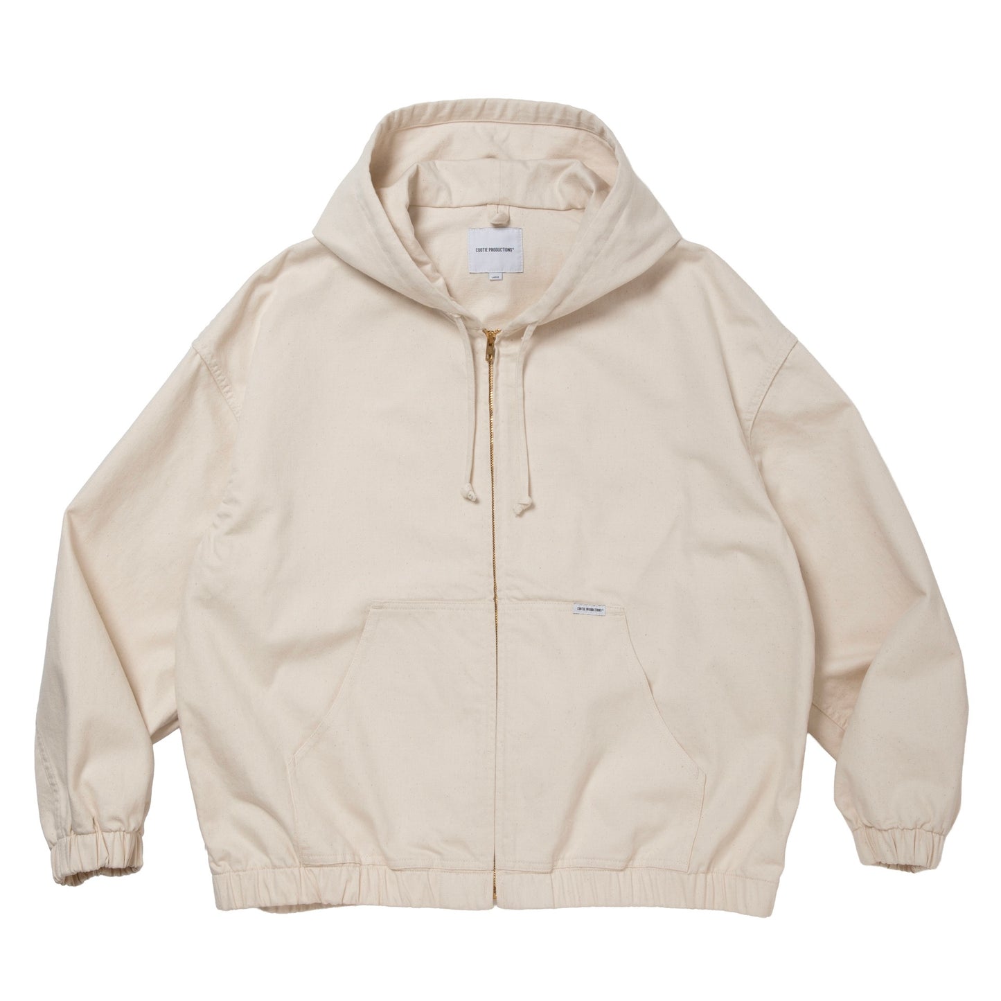 12.5oz Denim Zip Up Hooded Jacket