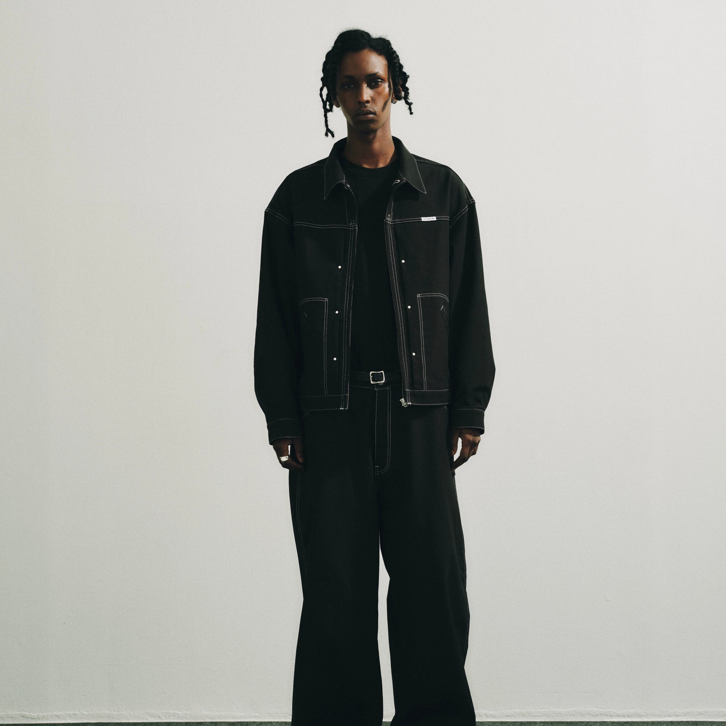 Cotton Serge 5 Pocket Extra Baggy Pants