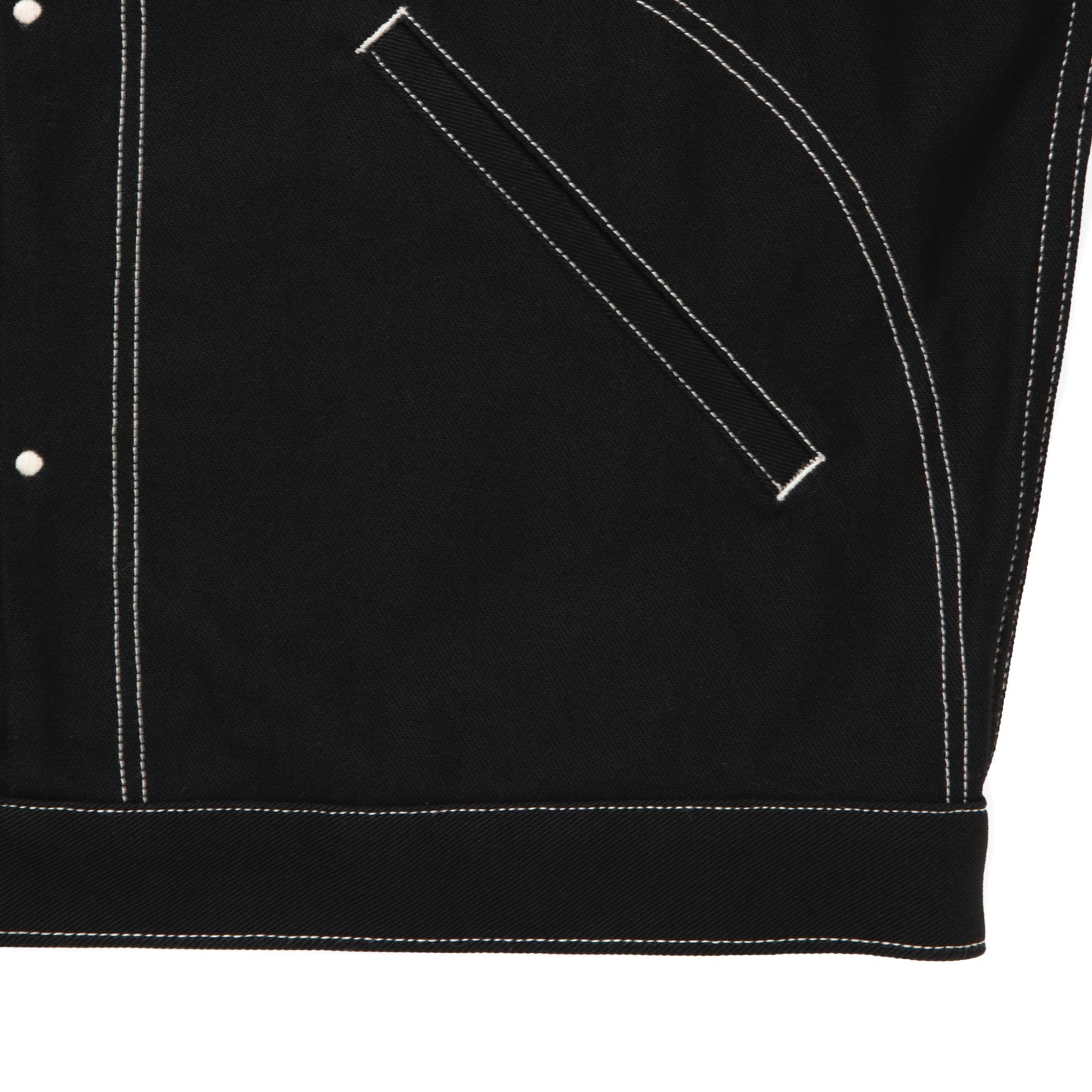 Cotton Serge Trucker Jacket