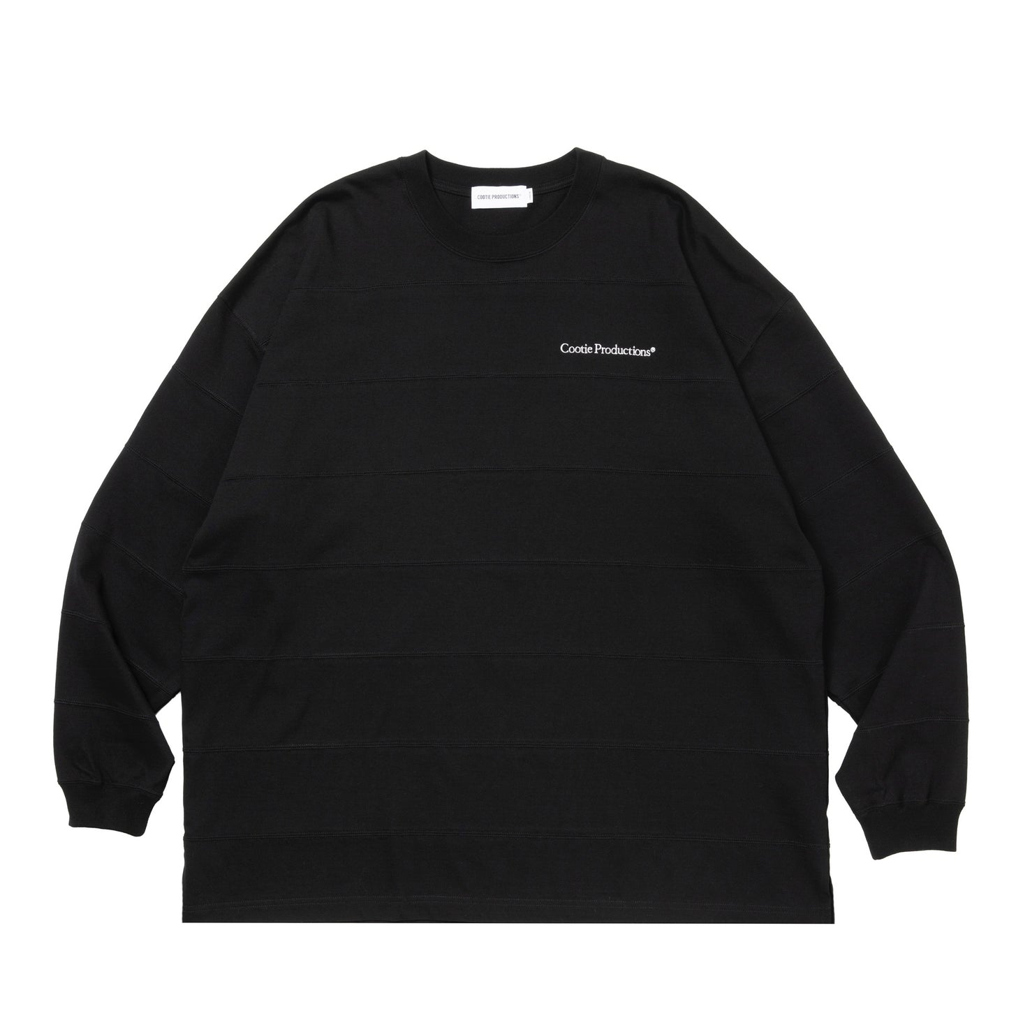 Plaited Jersey Paneling Border L/S Tee