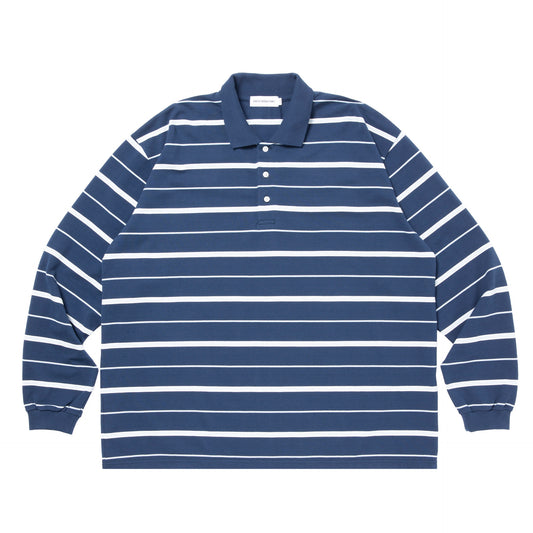 Moss Stitch Border L/S Polo