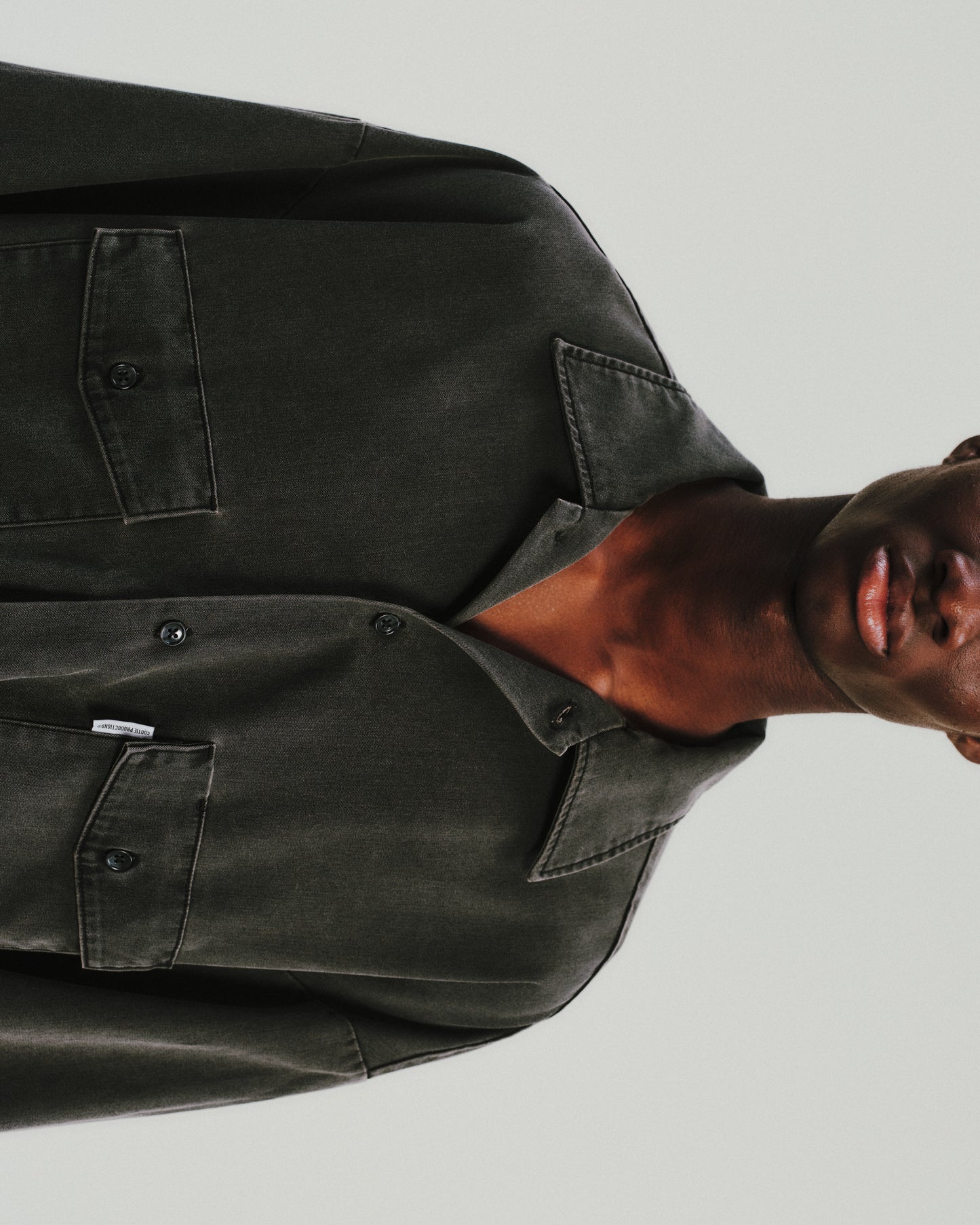 Pigment Coating T/R Twill L/S Work Shirt