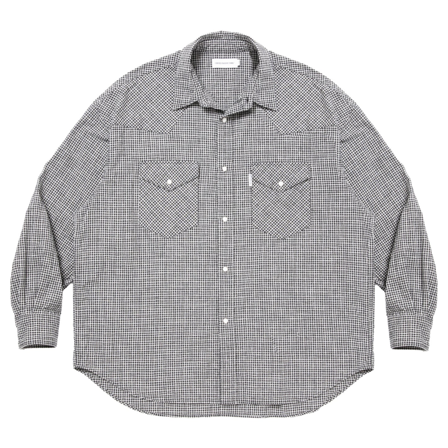 Dobby Gingham Check L/S Western Shirt