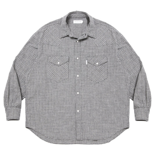 Dobby Gingham Check L/S Western Shirt
