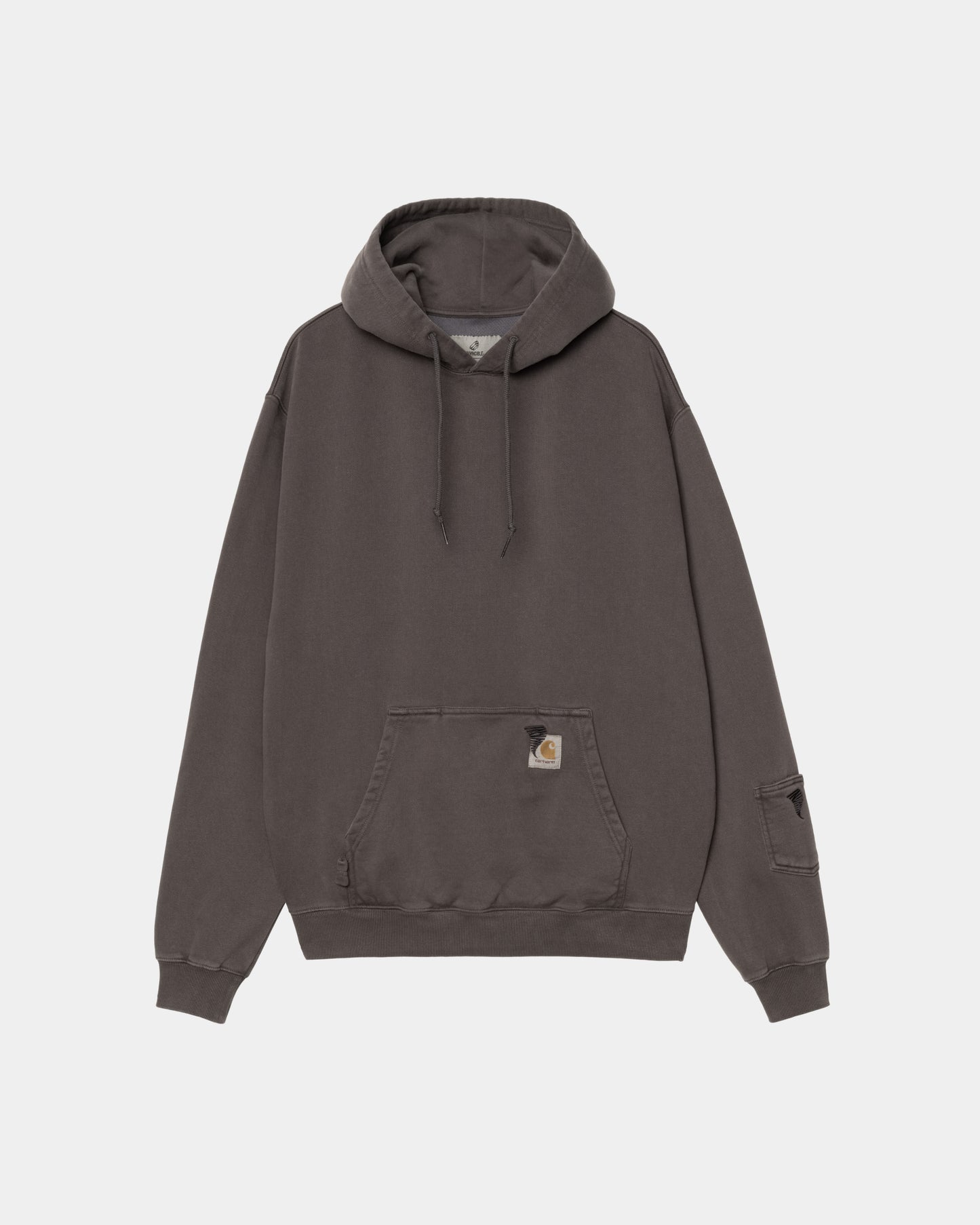 INVINCIBLE HOODED PIGMENT SWEAT