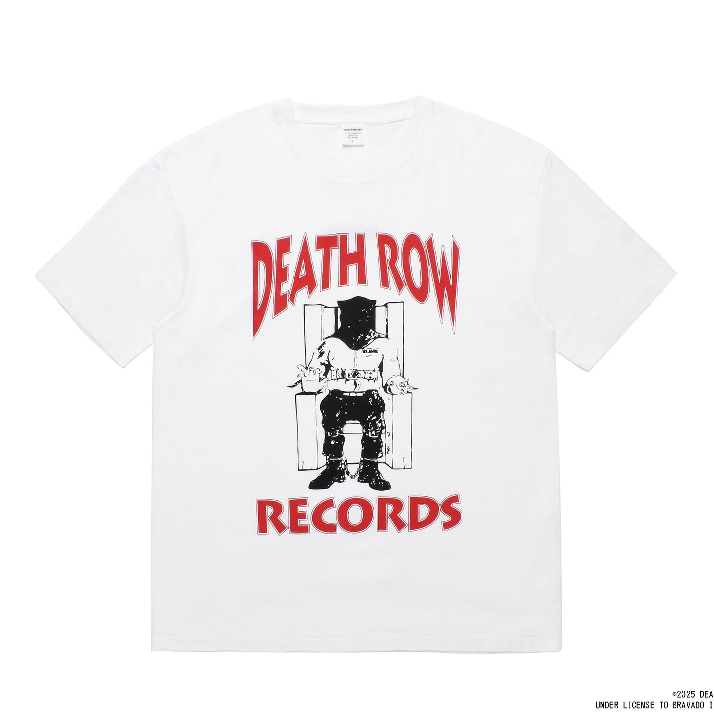 DEATH ROW RECORDS / WASHED HEAVY WEIGHT CREW NECK T-SHIRT