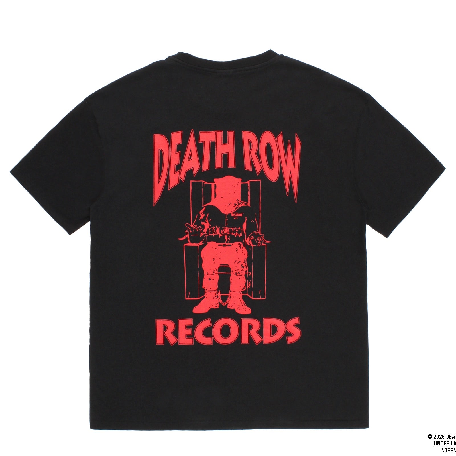 DEATH ROW RECORDS / WASHED HEAVY WEIGHT CREW NECK T-SHIRT – TIME