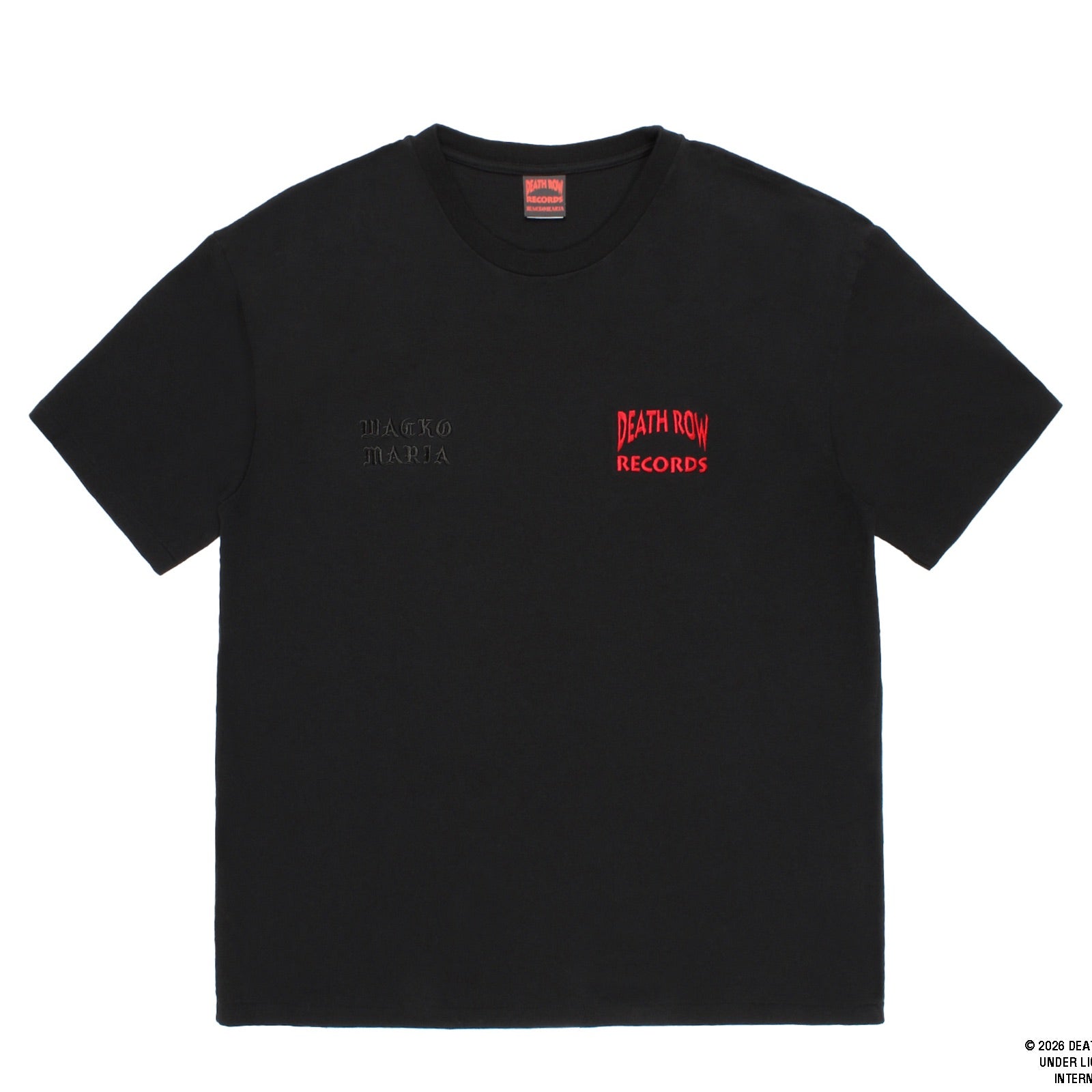 DEATH ROW RECORDS / WASHED HEAVY WEIGHT CREW NECK T-SHIRT – TIME