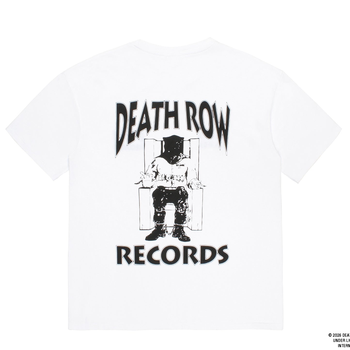 DEATH ROW RECORDS / WASHED HEAVY WEIGHT CREW NECK T-SHIRT