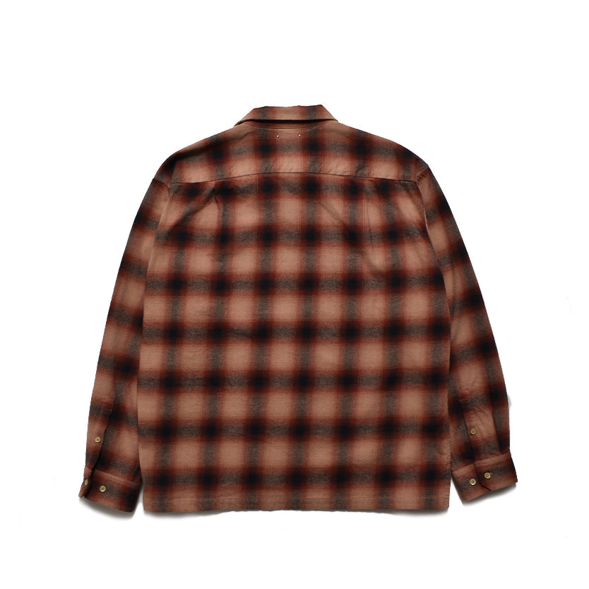 トップス C.Flannel Ombre Open Collar SH BLUE MINEDENIM - C.Flannel Ombre Open Collar SH （BPT）｜コットン