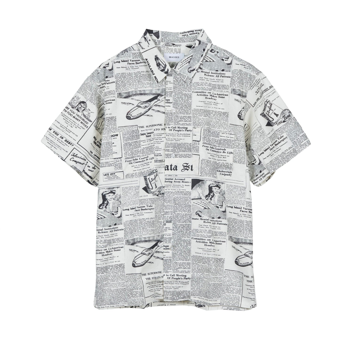 NEWS PAPER S/S SHIRT