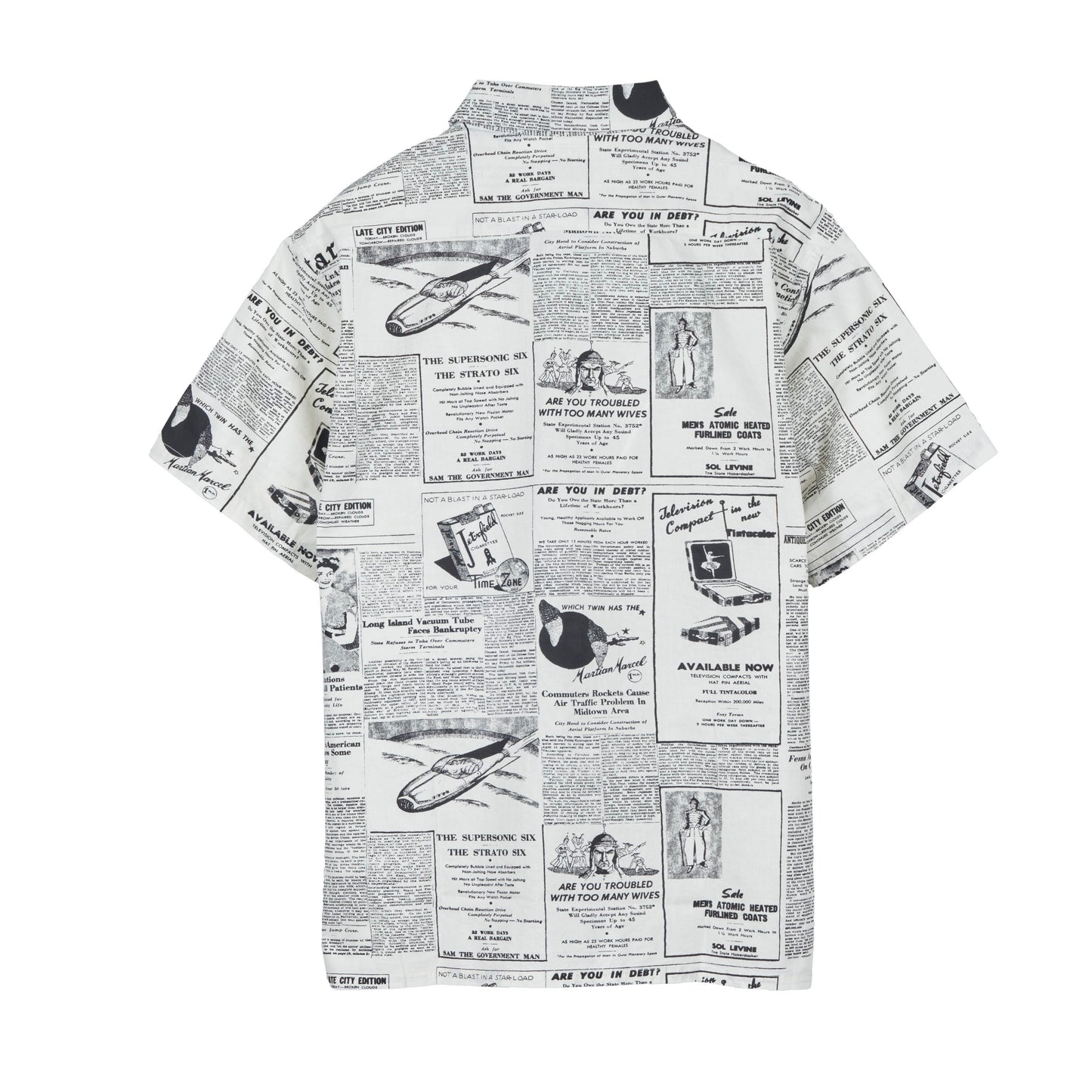 NEWS PAPER S/S SHIRT