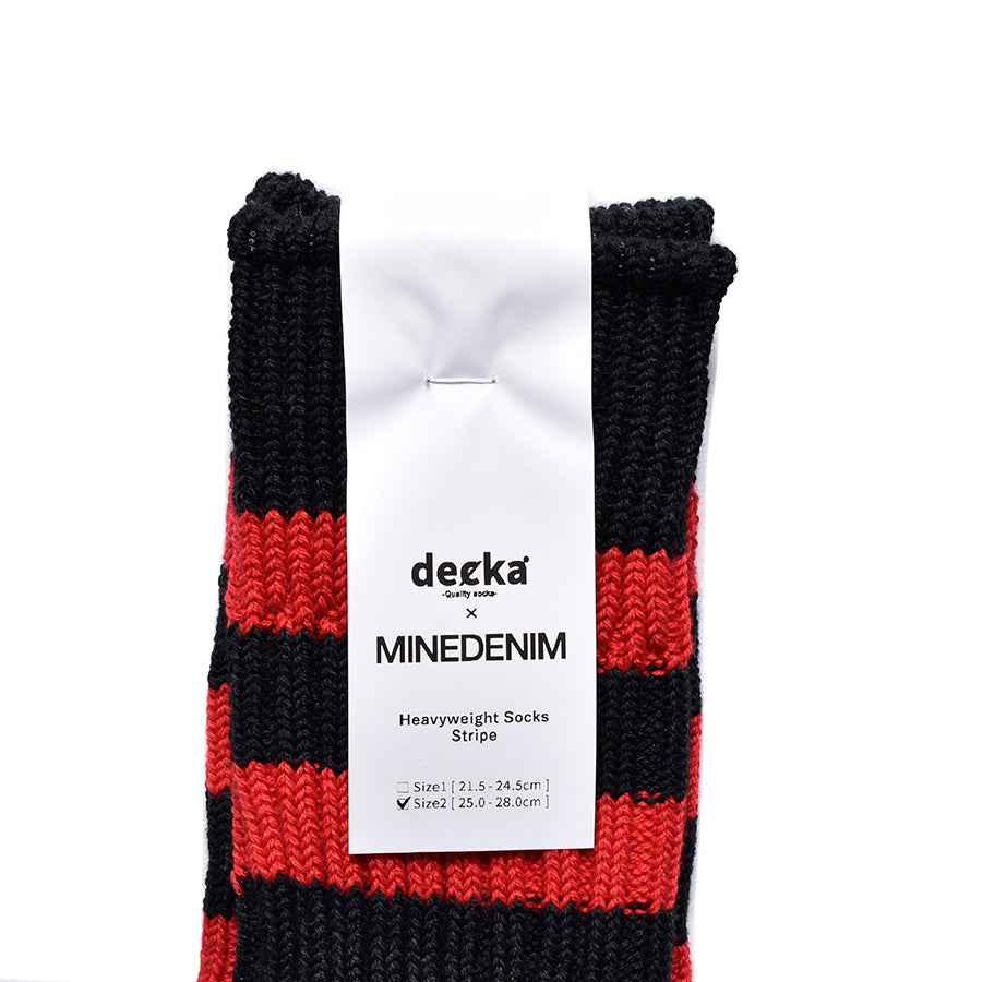 decka MINEDENIM Border Rib SOX