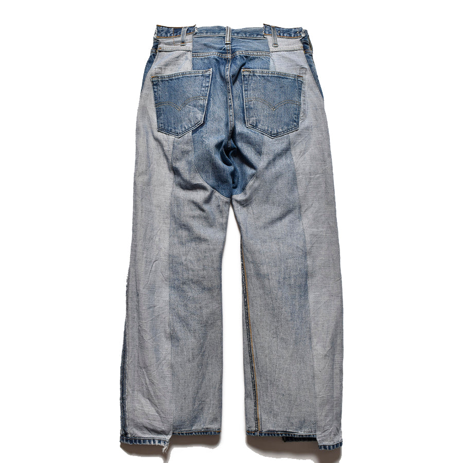 OLD PARK×MINEDENIM Inside_out Chaps Jeans