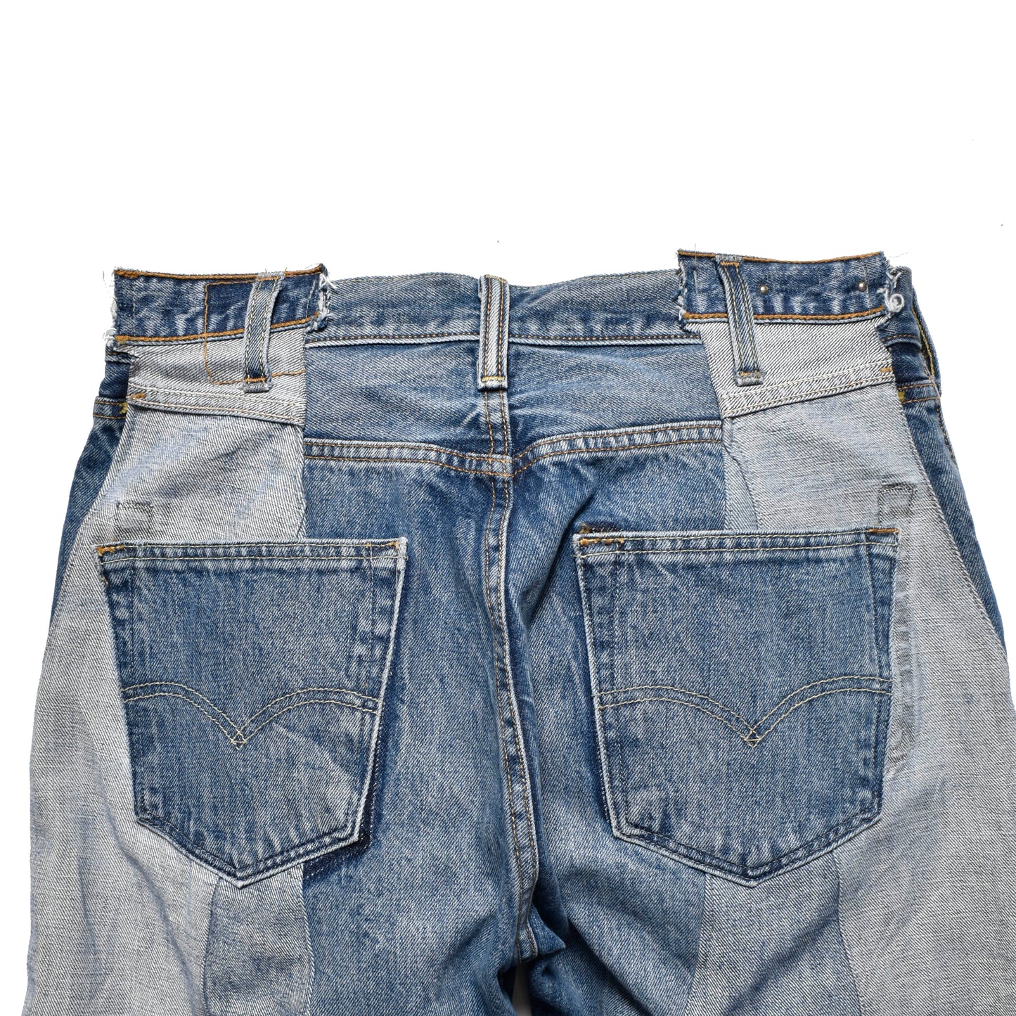 OLD PARK×MINEDENIM Inside_out Chaps Jeans