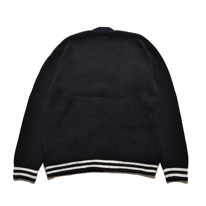 Raccoon Knit Letterd Wappen Cardigan