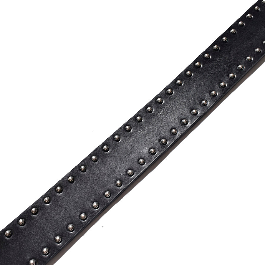 Double Studs Leather Belt