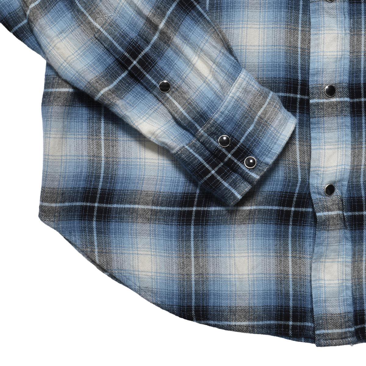 R. Flannel Ombre Western Shirt