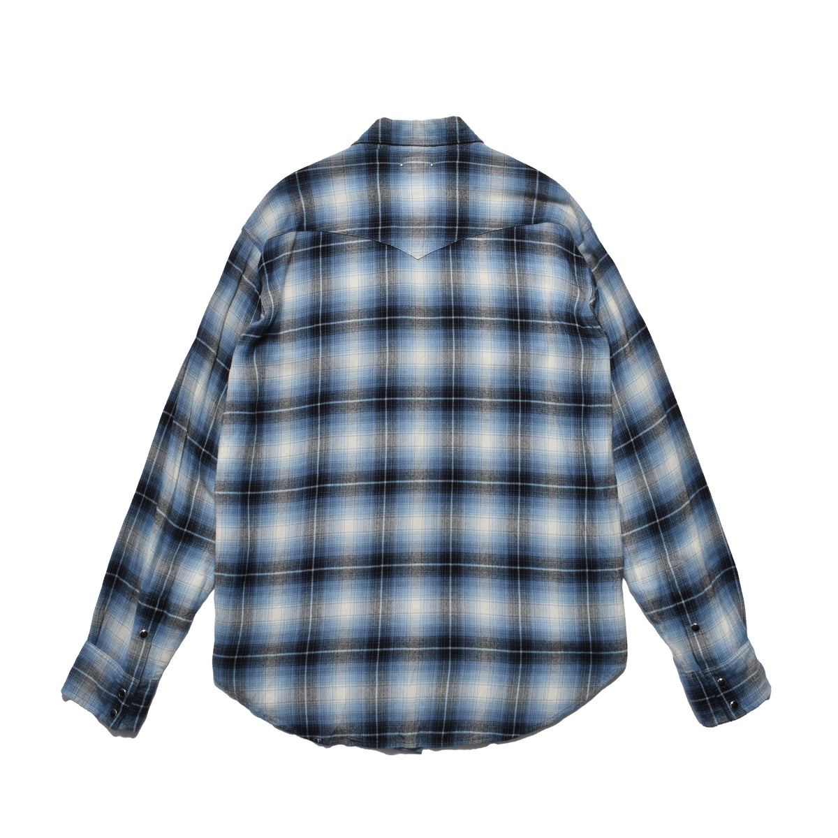 R. Flannel Ombre Western Shirt