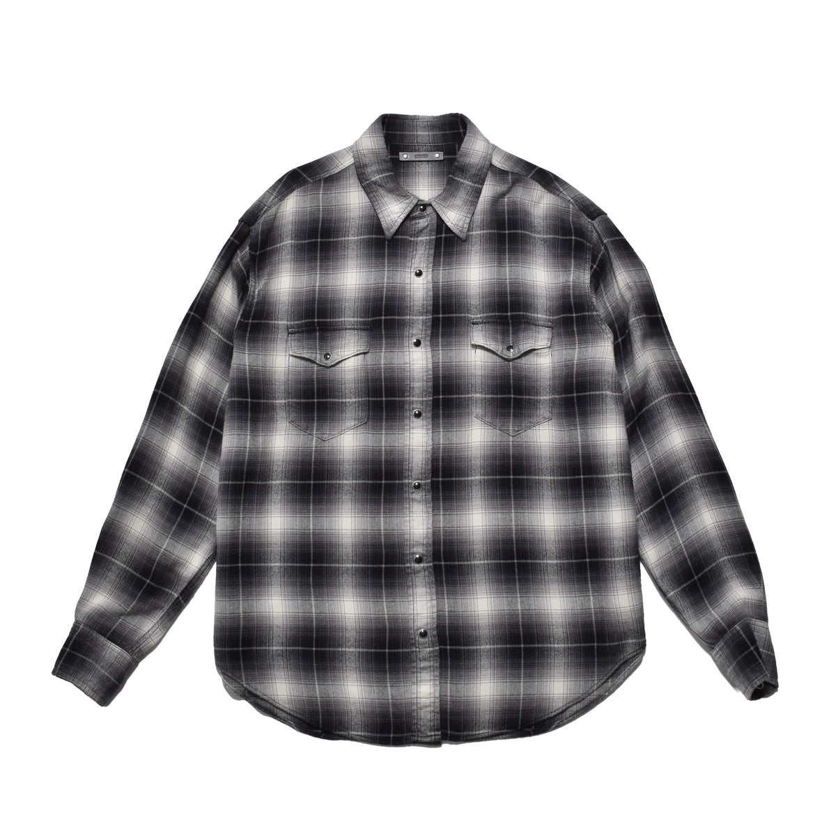 R. Flannel Ombre Western Shirt