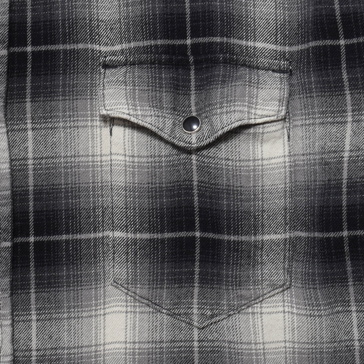 R. Flannel Ombre Western Shirt