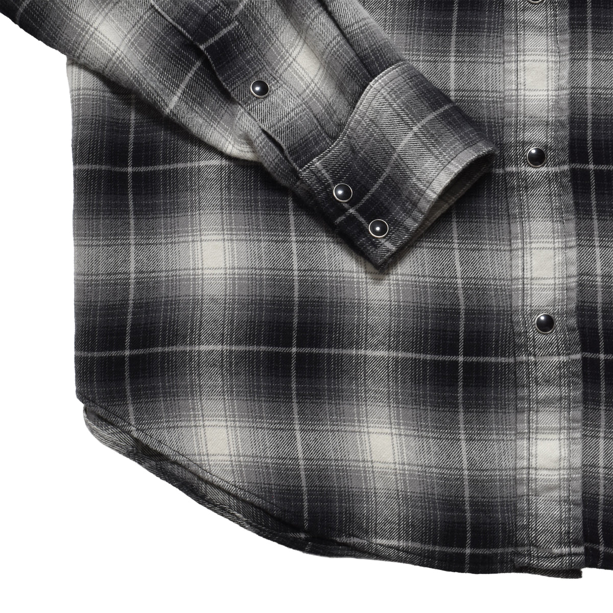 R. Flannel Ombre Western Shirt
