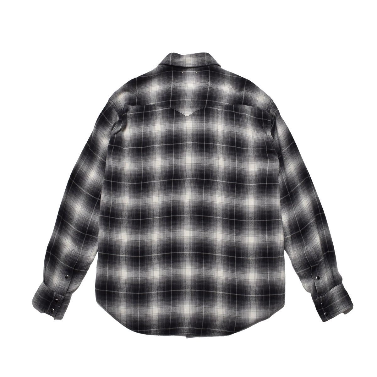R. Flannel Ombre Western Shirt