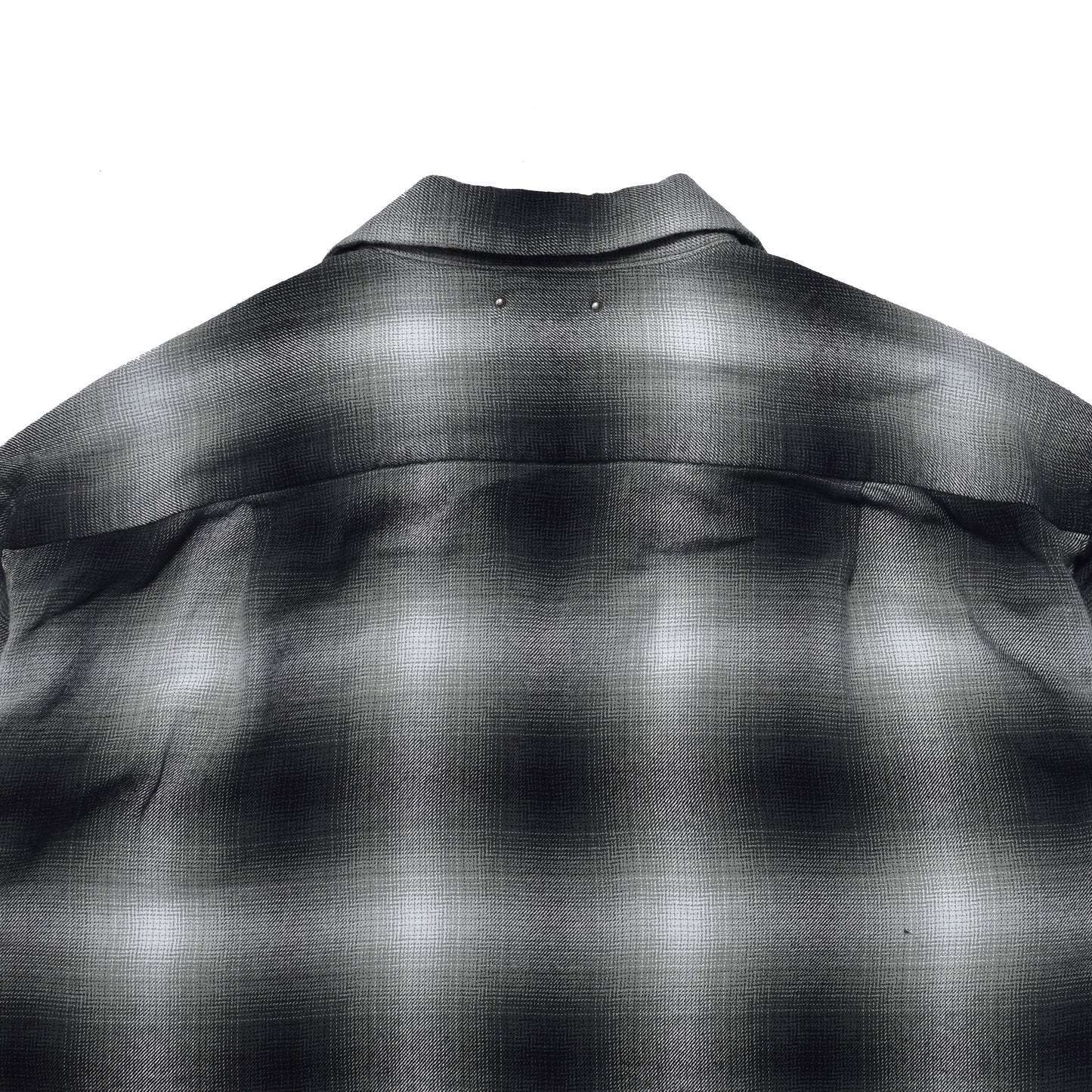 R.Flannel Ombre Open Collar SH