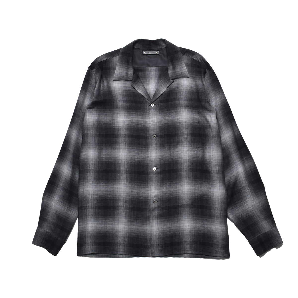 T. Rayon Ombre Open Collar Shirt